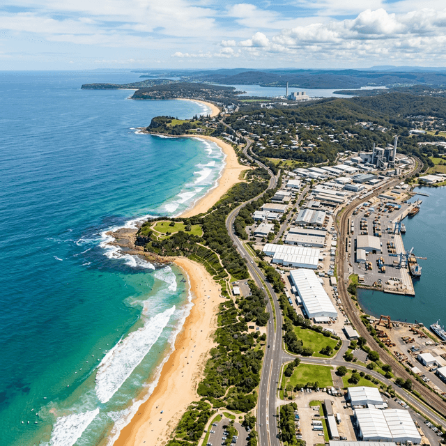 Central Coast commercial tyre collection service area