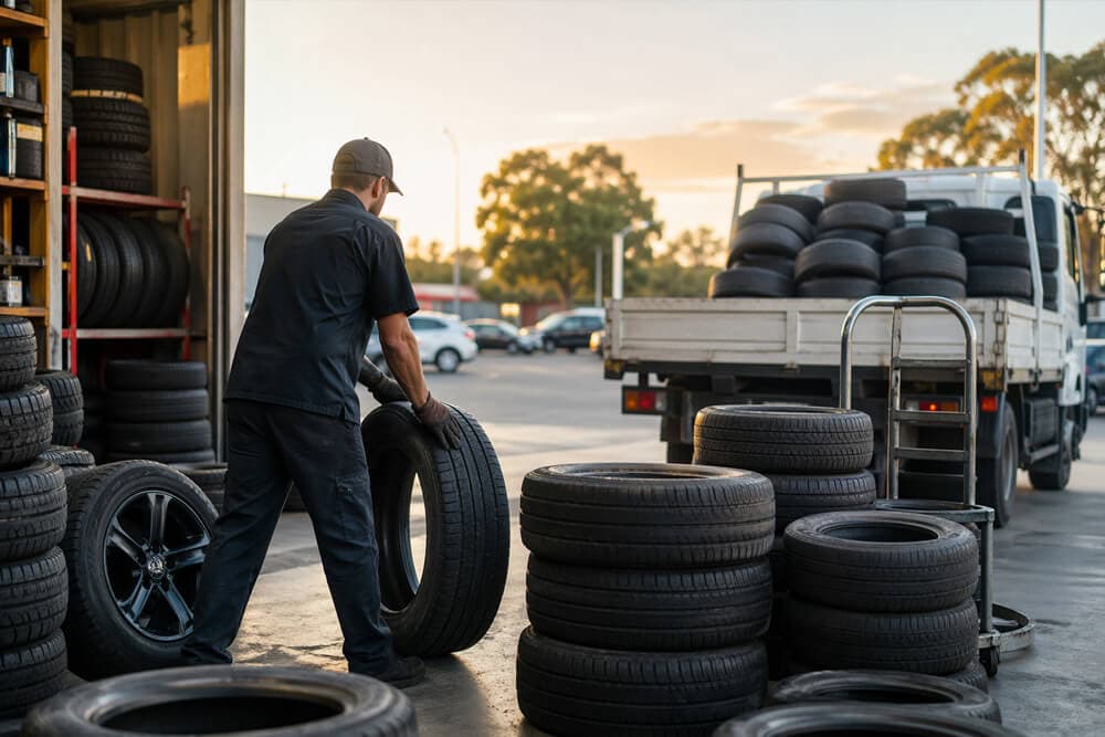 Used Tyre Collection for Tyre Shops in NSW: A Practical Workflow for Busy Dealers