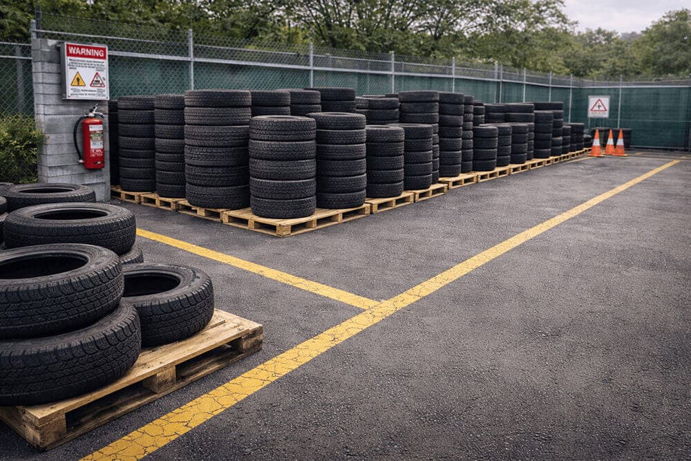 Collection-Ready Tyre Storage
