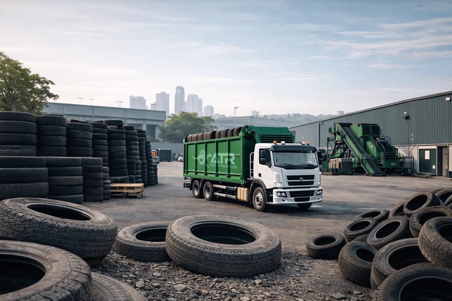 Commercial tyre collection operations in New South Wales